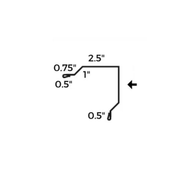 Tuff-Rib Small Corner Rake